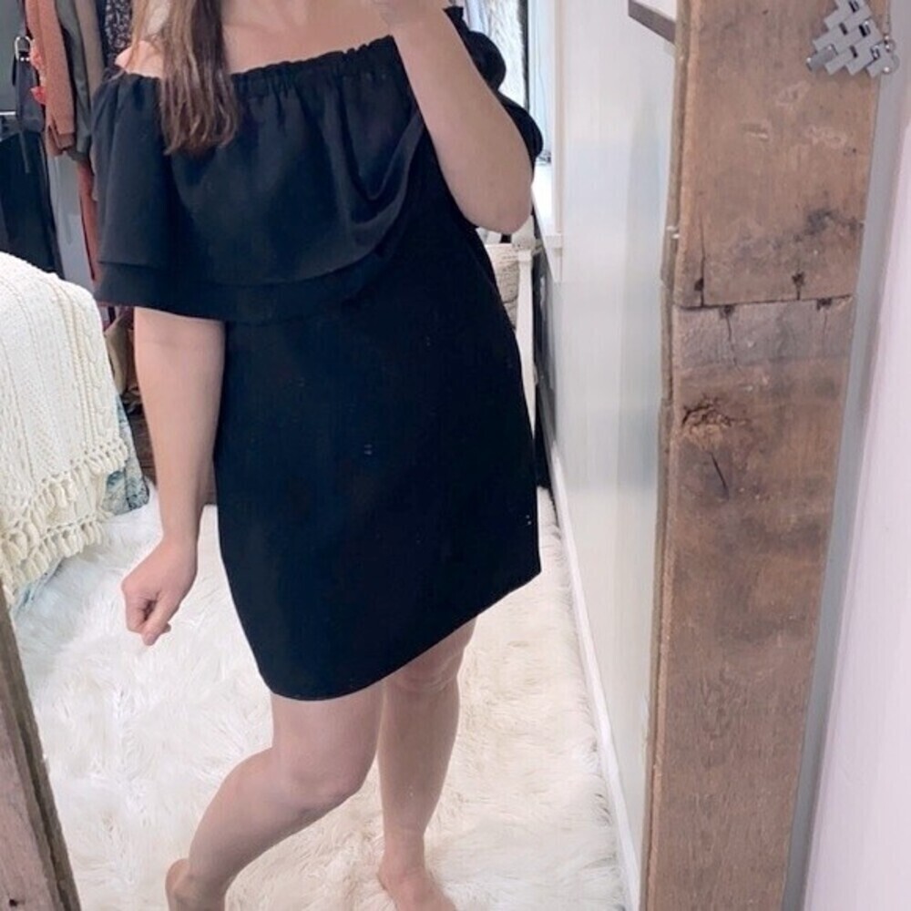 Mudpie black dress size large new with tags